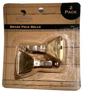Brass Pole Bells 2 Pack (Signals Fish Strike)